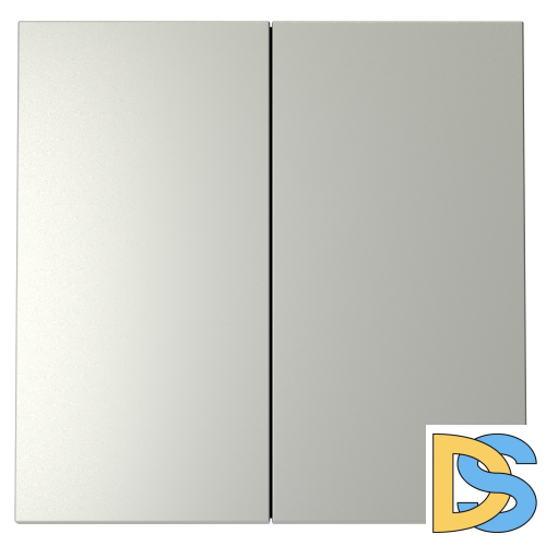 Клавиши для выключателя/переключателя двухклавишного, S70 (сталь)