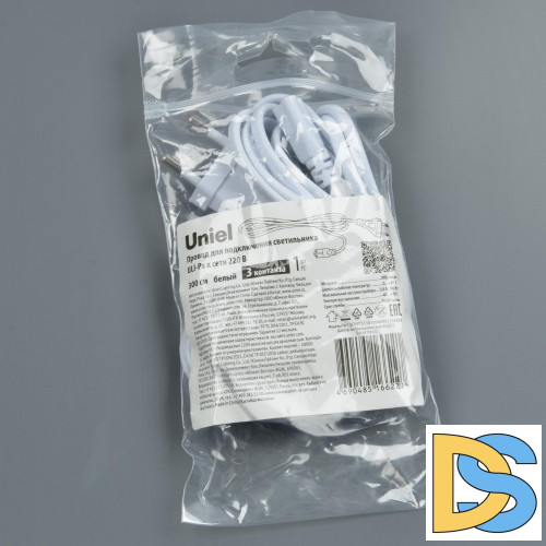 Провод Uniel UCX-PT3/L10-300 WHITE 1 STICKER UL-00009616