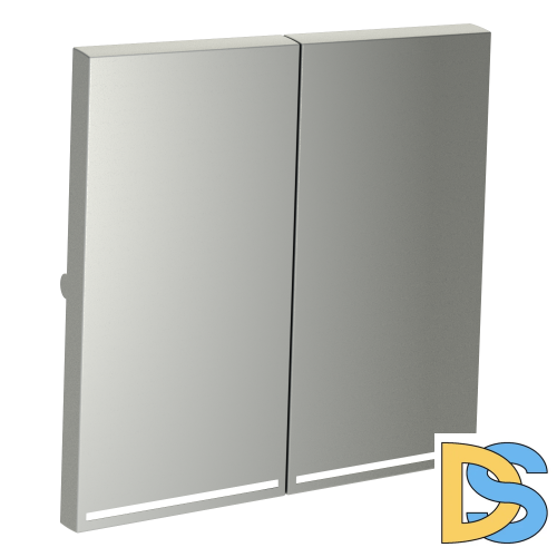 Клавиши для выключателя/переключателя двухклавишного с подсветкой, S70 (сталь)