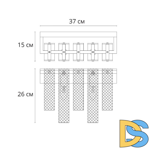 Настенный светильник Arte Lamp Denebola A4074AP-2CC
