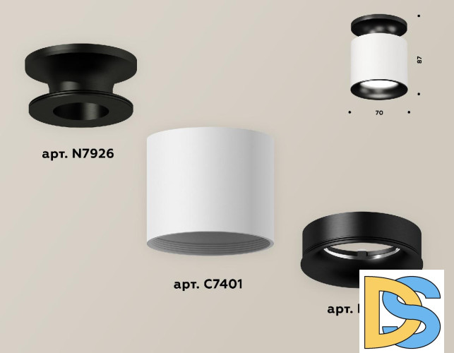 Накладной светильник Ambrella Light Techno XS7401082 (N7926, C7401, N7011)