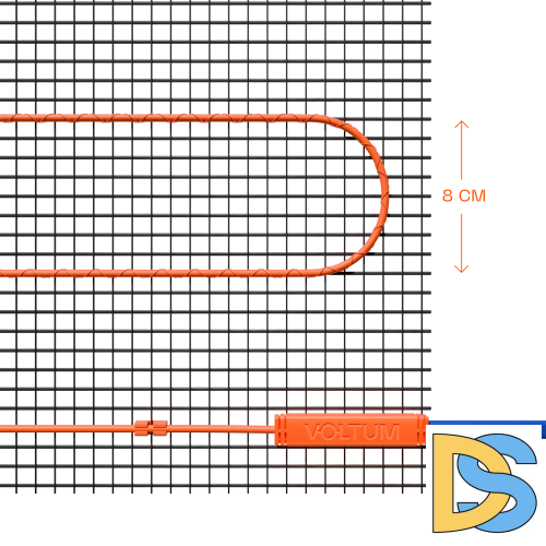 Нагревательный мат VLT01-200-1.0