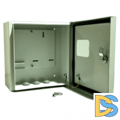 Металлический щит учета для монтажа на столб ЩУГ-1 IP55