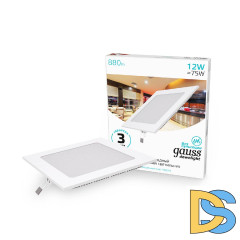 Встраиваемый светодиодный светильник Gauss 940111212