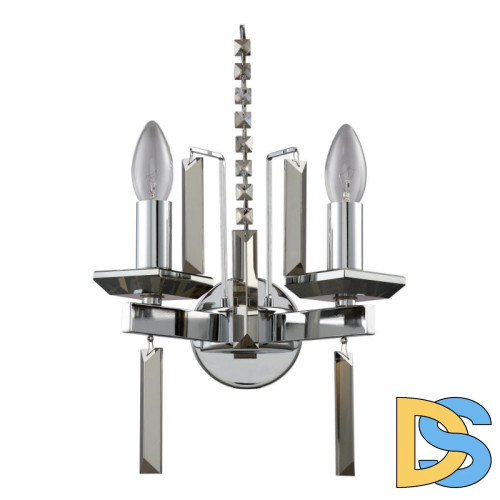 Бра Crystal Lux Marron AP2 Chrome