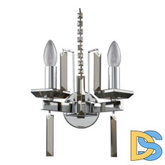 Бра Crystal Lux Marron AP2 Chrome