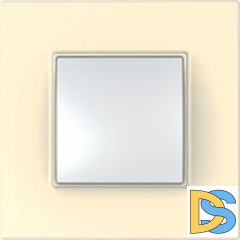 Рамка 1-ая (одинарная), Бежевый, серия Unica Quadro, Schneider Electric