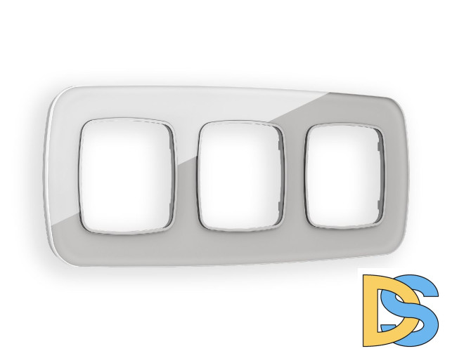 Рамка трехместная Ambrella Volt Radian OF320403