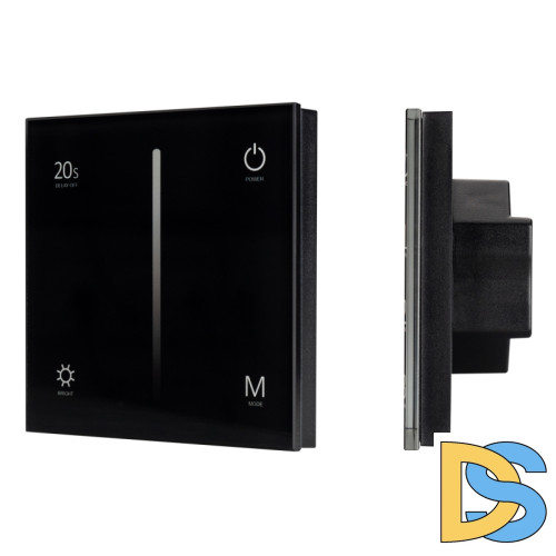 Панель Arlight Smart-P35-Dim-IN Black (230V, 0-10V, Sens, 2.4G) 028113