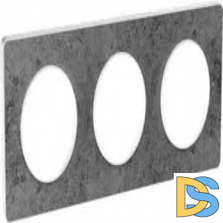 Рамка 3-ая (тройная), Морской камень, серия Odace, Schneider Electric