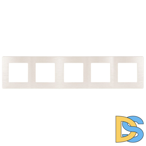 Рамка для розеток и выключателей на 5 постов Эра 12-5105-15 Б0052548