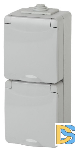 Розетка 2х2P+E Эра 11-2607-03 Б0036002