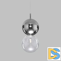 Подвесной светильник Eurosvet Selisa 50091/1 хром/дымчатый