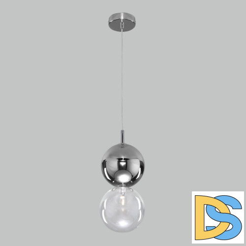 Подвесной светильник Eurosvet Selisa 50091/1 хром/дымчатый