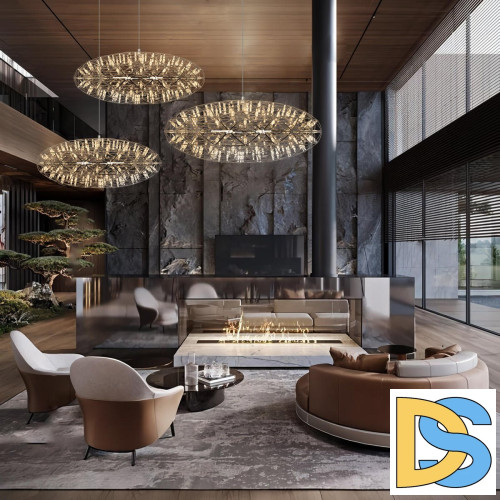 Подвесная люстра Loft IT Raimond 1898/500 Chrome