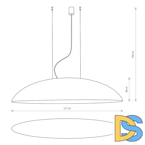 Подвесная люстра Nowodvorski Canoe 10326