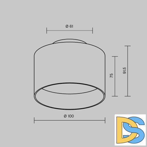 Накладной светильник Maytoni Planet C009CW-L12B4K