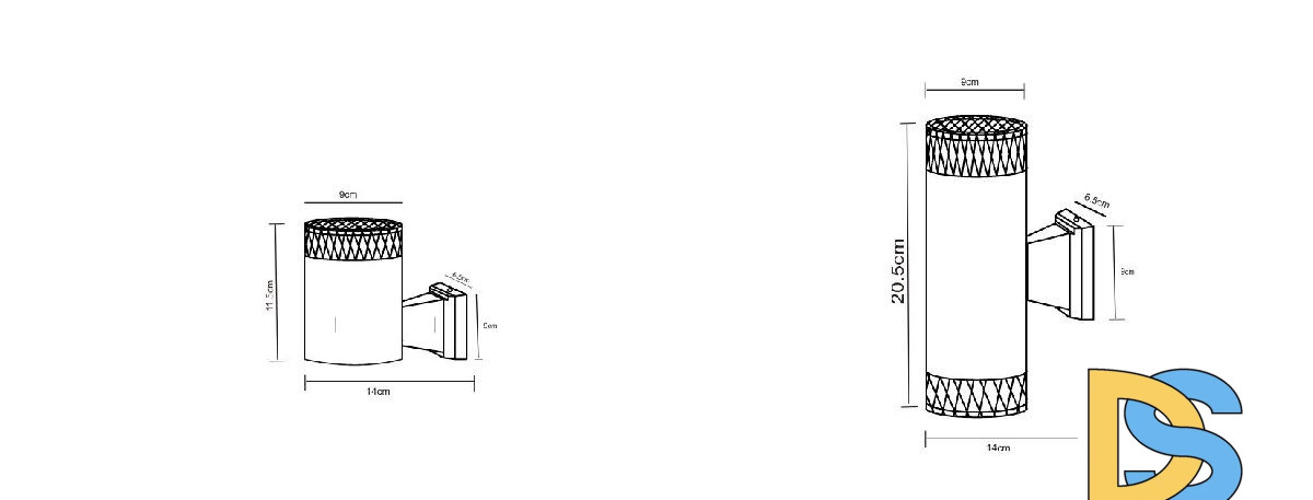 Уличный настенный светильник Arte Lamp Piautos A1926AL-1BK
