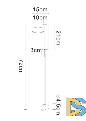 Настенный светильник Arte Lamp Mirach A2142AP-10PB