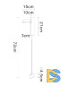 Настенный светильник Arte Lamp Mirach A2142AP-10PB