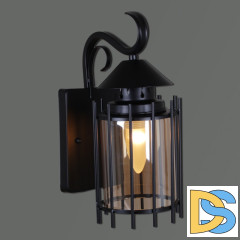 Уличный настенный светильник Reluce 08284-9.2-001U BK