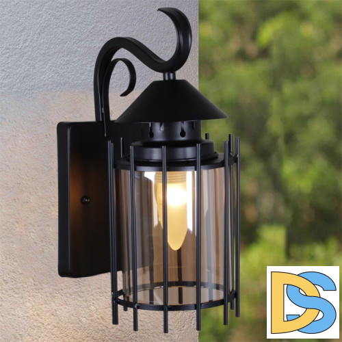 Уличный настенный светильник Reluce 08284-9.2-001U BK