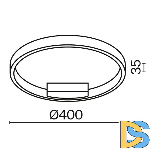 Потолочный светильник Maytoni Rim MOD058CL-L25BK