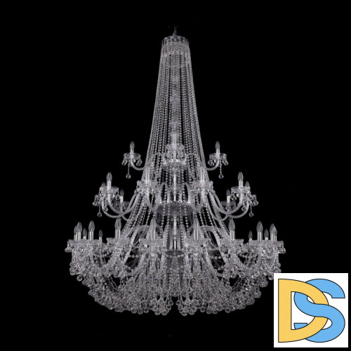 Подвесная люстра Bohemia Ivele Crystal 1409/20+10+5/530/h-203/3d Ni