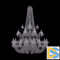 Подвесная люстра Bohemia Ivele Crystal 1409/20+10+5/530/h-203/3d Ni