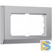 Рамка для двойной розетки (серебряный) W0081806