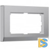 Рамка для двойной розетки (серебряный) W0081806