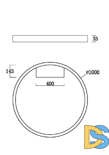 Потолочный светильник Maytoni Rim MOD058CL-L65BS3K