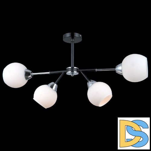 Люстра на штанге Illumico IL0715-4CSQ-24 BK CR LIBRA