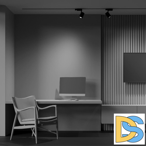 Трековый светильник Maytoni Technical Vuoro TR029-3-10W4K-S-B