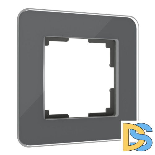 Рамка из стекла на 1 пост Werkel Elite графит 4690389180675 W0012440