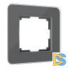 Рамка из стекла на 1 пост Werkel Elite графит 4690389180675 W0012440