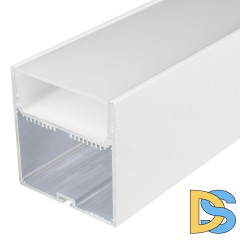 Профиль с экраном Arlight SL-LINE-7477-2500 WHITE+OPAL 021372