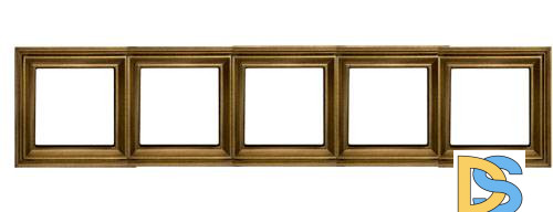 Рамка пятиместная Jung EPD485AT