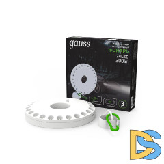 Кемпинговый светодиодный фонарь Gauss от батареек 135х20 300 лм GF003