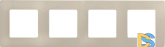 Рамка 4-постовая Legrand Etika слоновая кость 672514