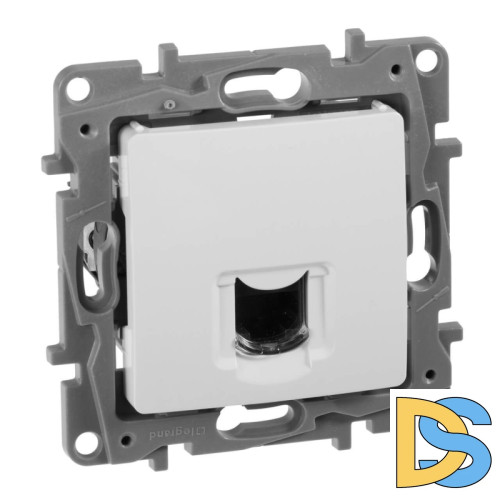 Розетка компьютерная RJ45 Legrand Etika 6 кат UTP белая 672253