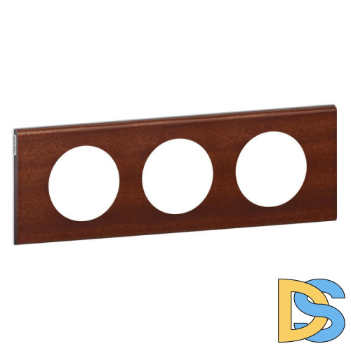 Рамка 3-постовая Legrand Celiane орех 069223