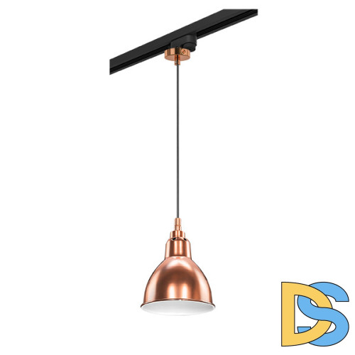 Трековый светильник Lightstar Track 1 black L1T765013 (765013+592007)