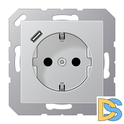 Розетка 2K+З USB Typ C Jung A1520-18CAL