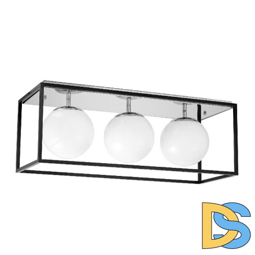 Потолочный светильник Lumina Deco Maldini LDC 8060-3 CHR+BK