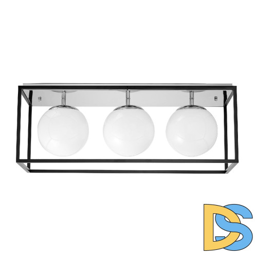 Потолочный светильник Lumina Deco Maldini LDC 8060-3 CHR+BK