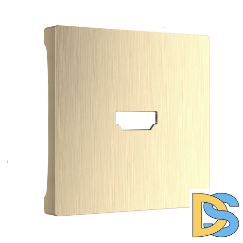 Накладка для розетки HDMI Werkel (шампань рифленый) WL10-HDMI-CP