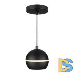 Подвесной светодиодный светильник Elektrostandard DLS023 9W 4200K черный 4690389149122