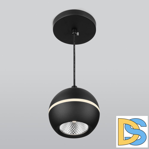Подвесной светодиодный светильник Elektrostandard DLS023 9W 4200K черный 4690389149122