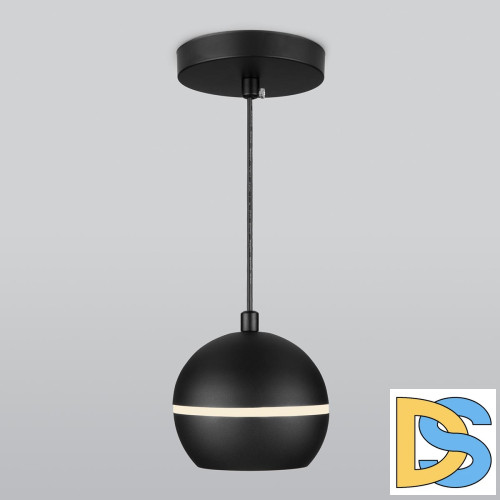 Подвесной светодиодный светильник Elektrostandard DLS023 9W 4200K черный 4690389149122